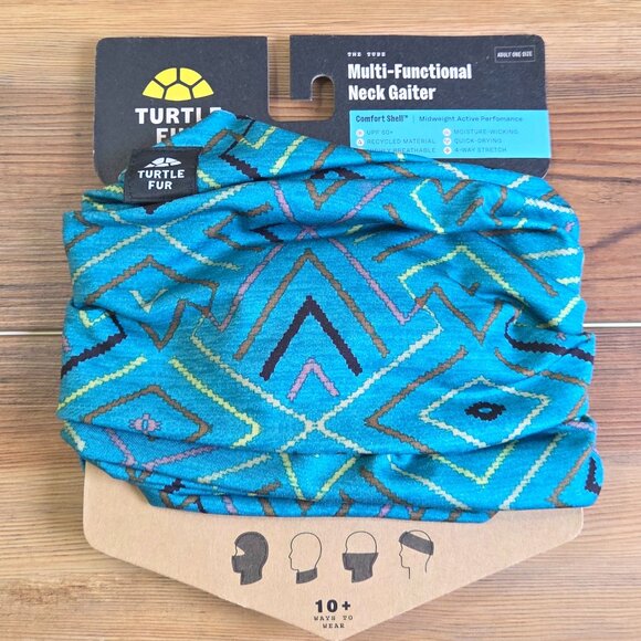 Turtle Fur Totally Tubular Neck Gaiter, UPF 50+, Multifunctional Headwear - Picture 1 of 6